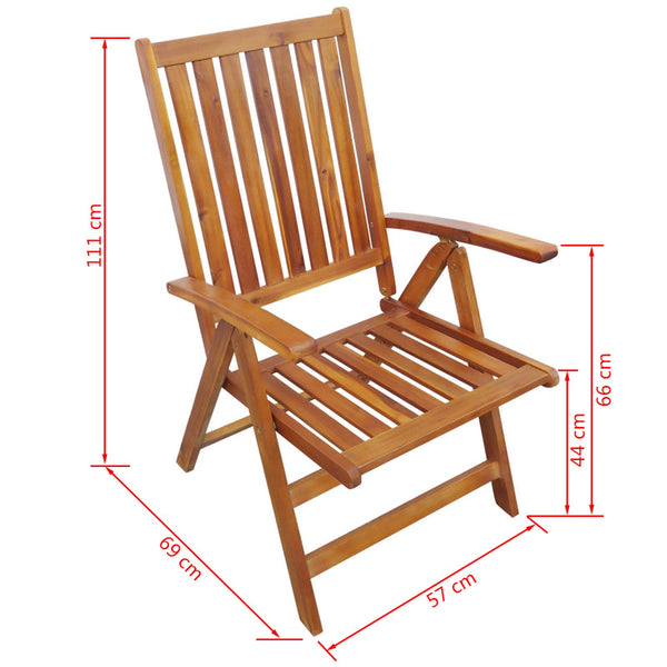 Braunes Holz Gartenmöbelset