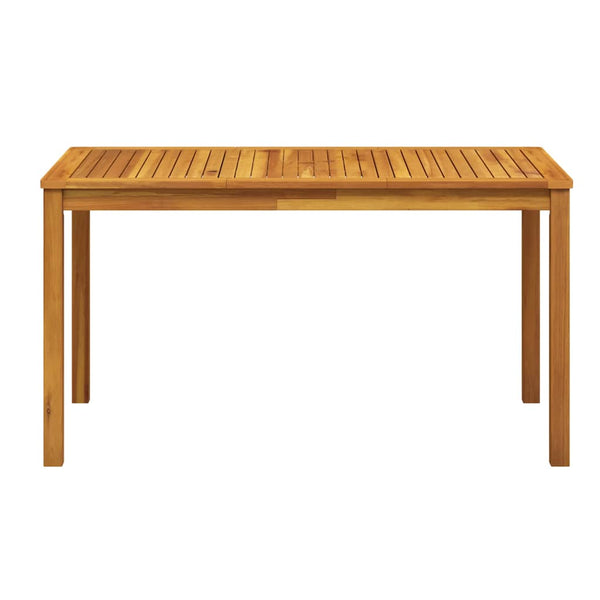 Akazienholz Gartentisch 140x80 cm