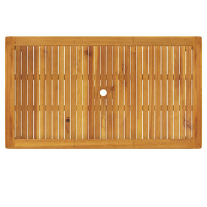 Akazienholz Gartentisch 140x80 cm