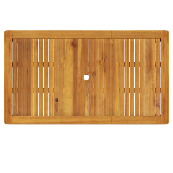 Akazienholz Gartentisch 140x80 cm