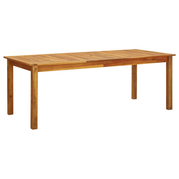 Massivholz Gartentisch Akazie 200x90 cm