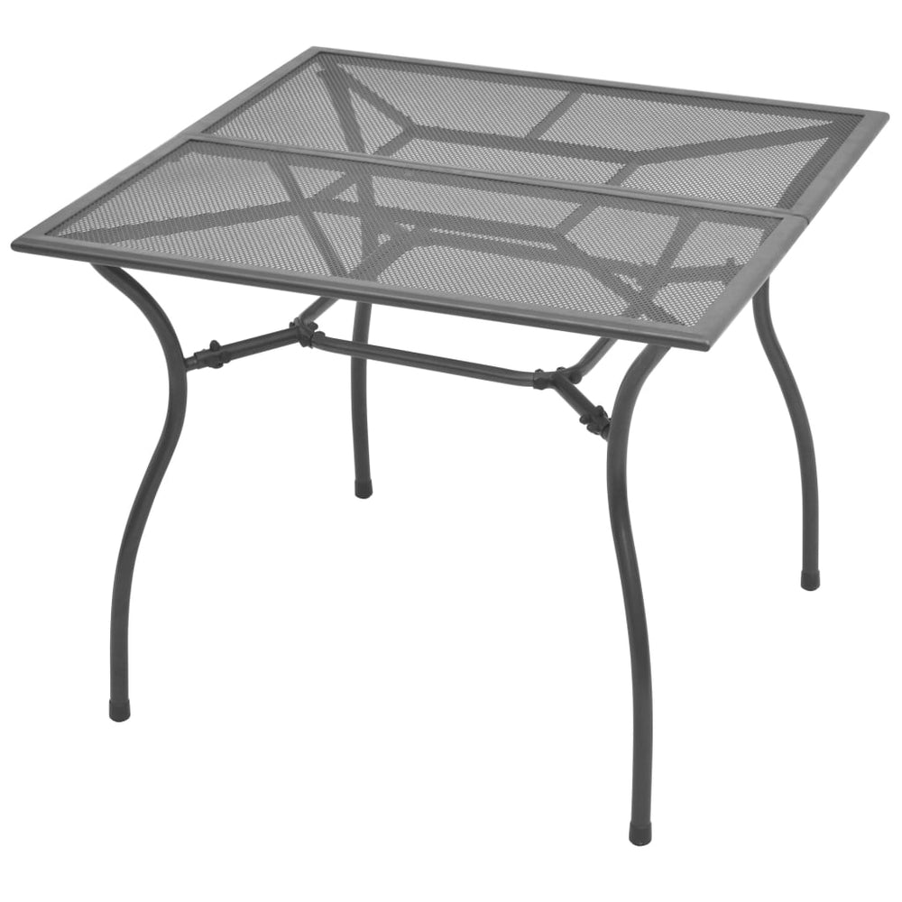 vidaXL 5-piece Outdoor Dining Set Steel Anthracite
