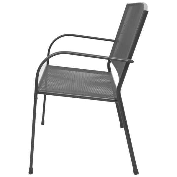 Anthrazit Gartenbank 108 cm Stahl