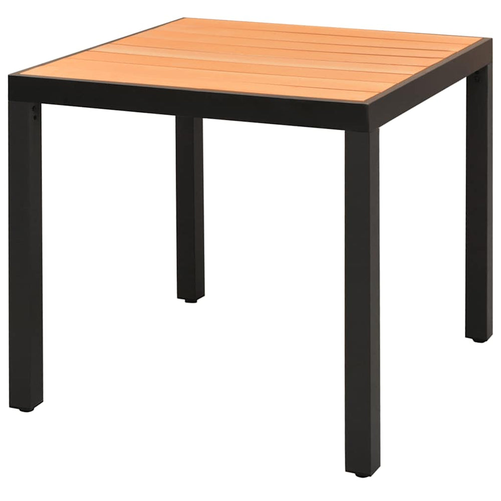 Gartentisch Braun 80x80 cm WPC