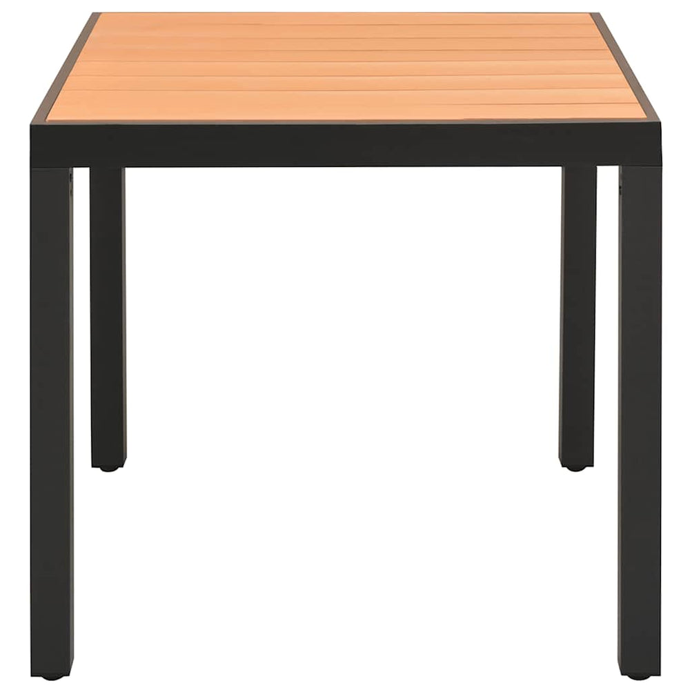 Gartentisch Braun 80x80 cm WPC