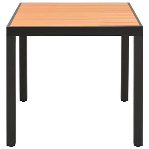 Gartentisch Braun 80x80 cm WPC