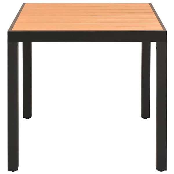 Gartentisch Braun 80x80 cm WPC