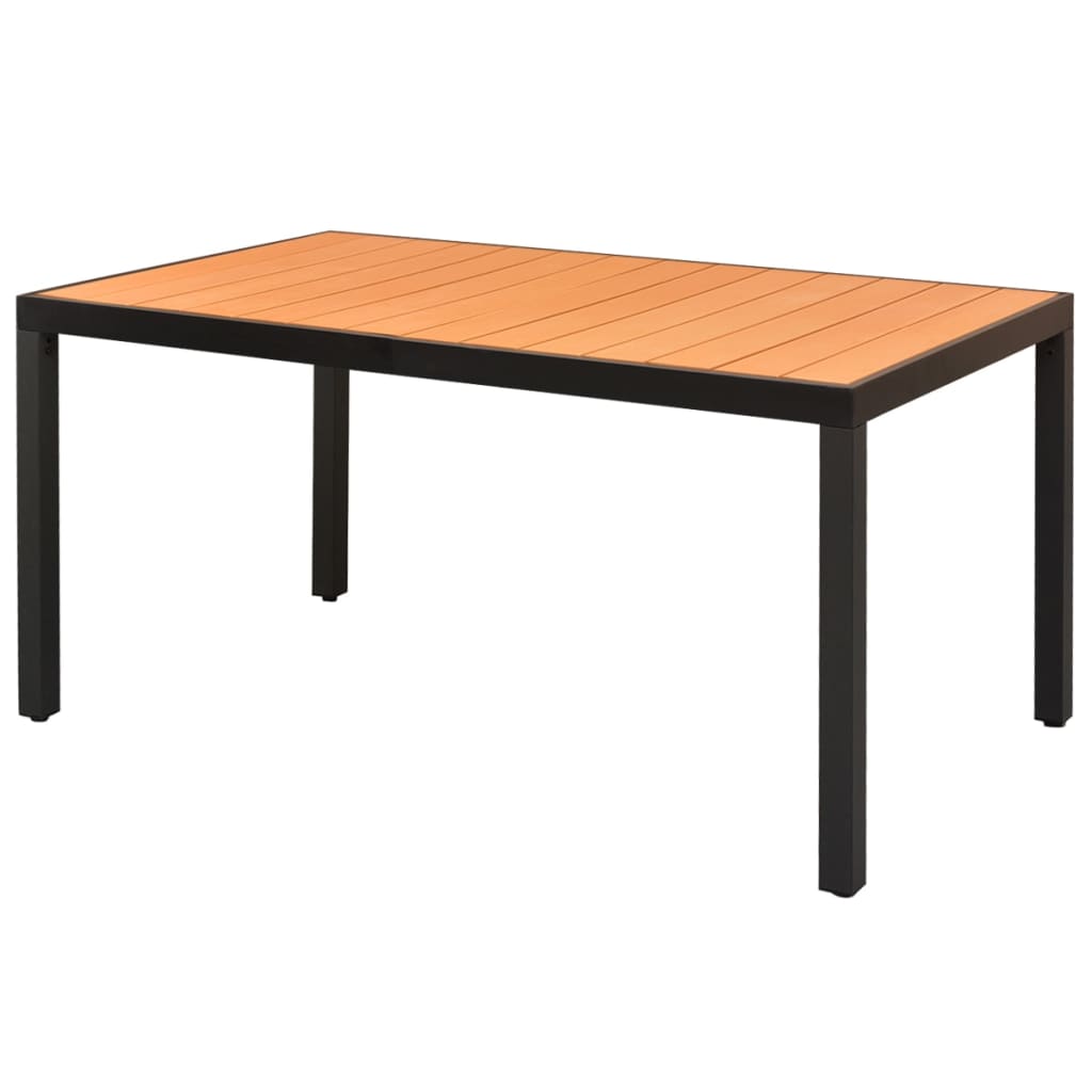 Gartentisch Braun 150x90 cm WPC