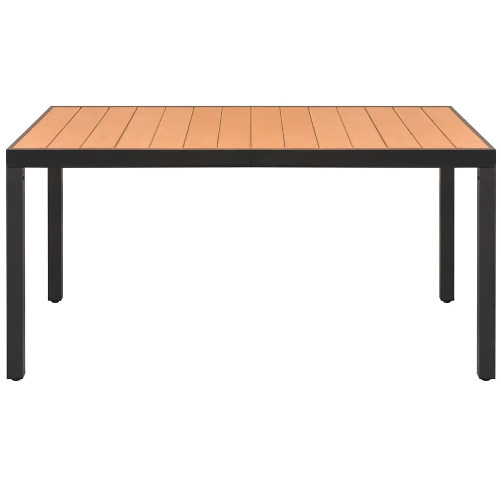 Gartentisch Braun 150x90 cm WPC