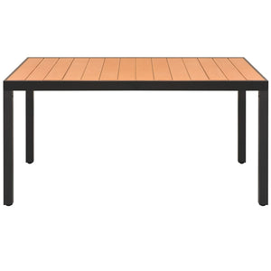 Gartentisch Braun 150x90 cm WPC