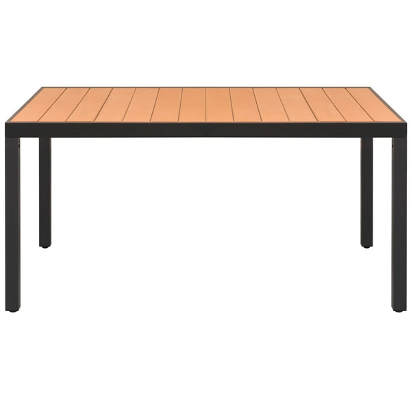 Gartentisch Braun 150x90 cm WPC