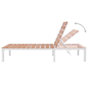 5-teiliges Garten Lounge Set mit Auflagen