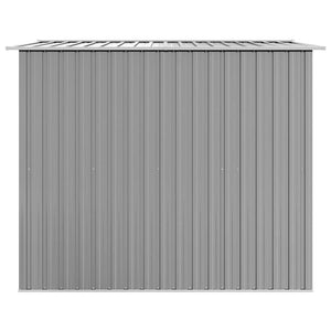 Metall Gartenschuppen Grau 257x205x178cm