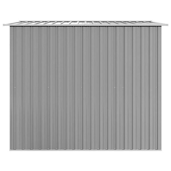 Metall Gartenschuppen Grau 257x205x178cm