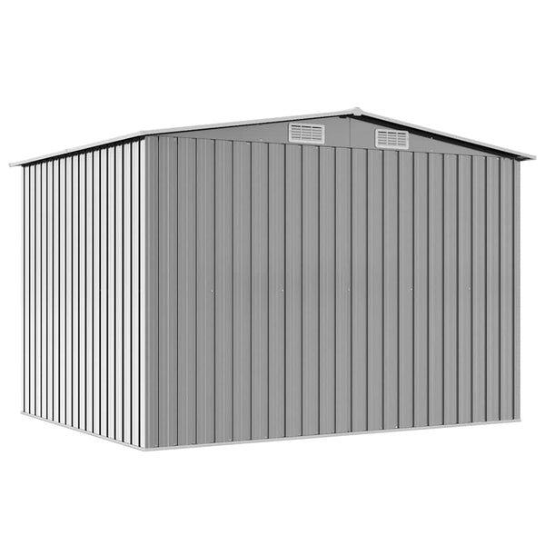 Metall Gartenschuppen Grau 257x205x178cm