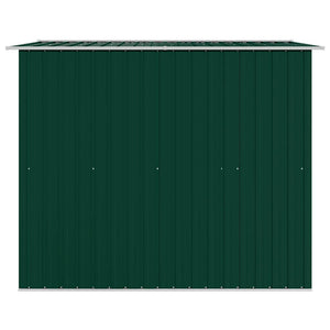 Gartenschuppen Metall Grün 257x205x178 cm