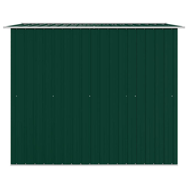 Gartenschuppen Metall Grün 257x205x178 cm