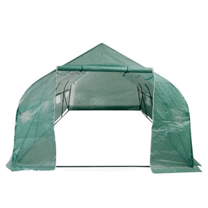 Begehbares Polytunnel Gewächshaus 18 m²