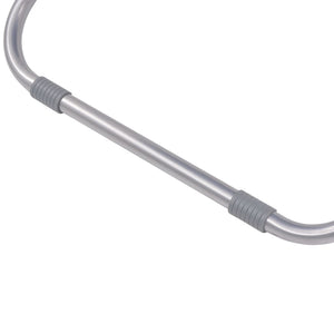 Liegestühle 2er Set Stahl Grau