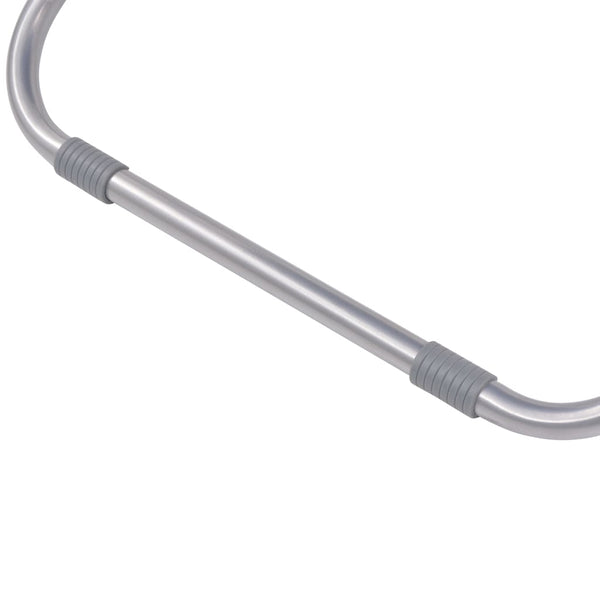 Liegestühle 2er Set Stahl Grau
