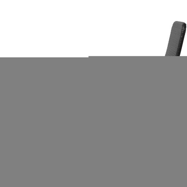Klappbare Sonnenliege Poly Rattan Schwarz
