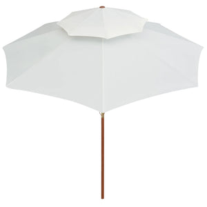 Doppeldeck Sonnenschirm 270x270 cm Cremeweiß