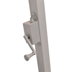 Grüner Ampelschirm 300x300 cm mit Aluminiummast