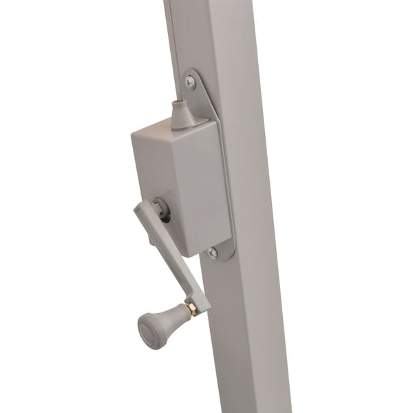 Grüner Ampelschirm 300x300 cm mit Aluminiummast