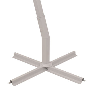 Grüner Ampelschirm 300x300 cm mit Aluminiummast