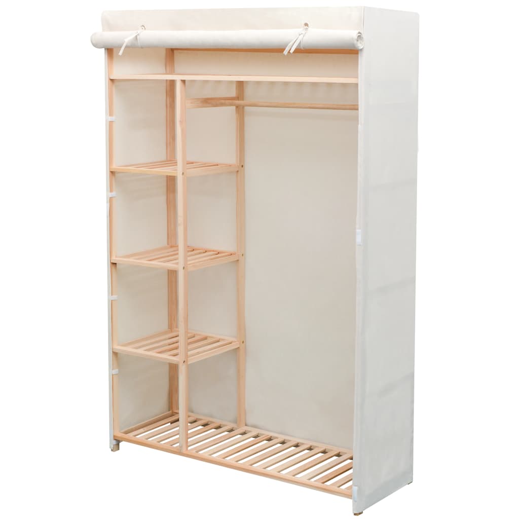 Stoffschrank mit Kiefernholz 110x40x170 cm