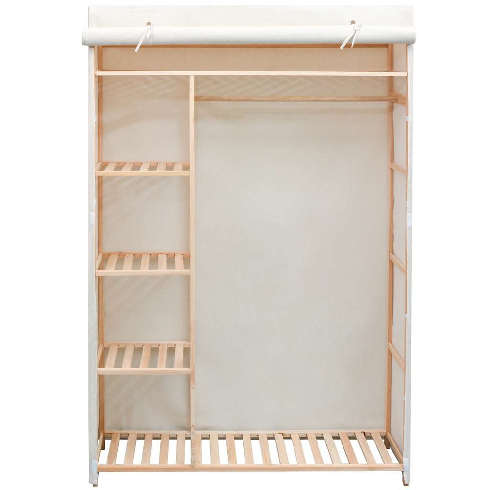 Stoffschrank mit Kiefernholz 110x40x170 cm