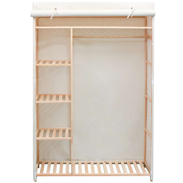 Stoffschrank mit Kiefernholz 110x40x170 cm