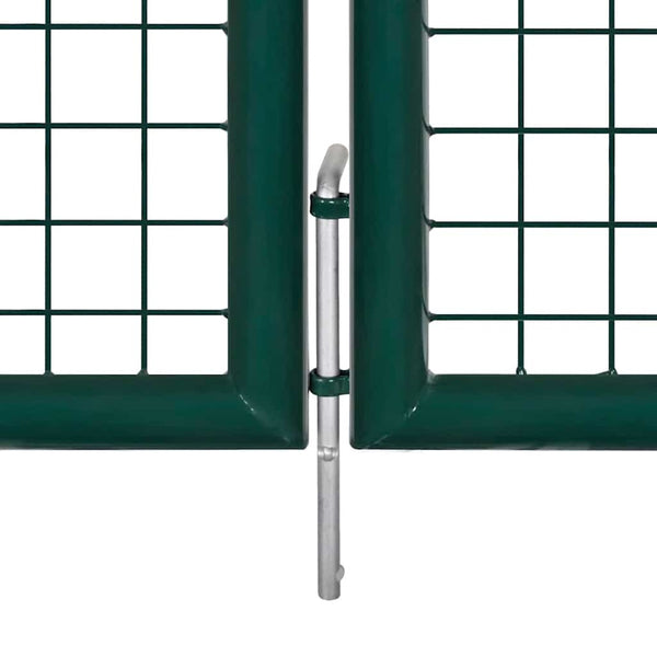 Stahl Zauntor 300x100 cm Grün