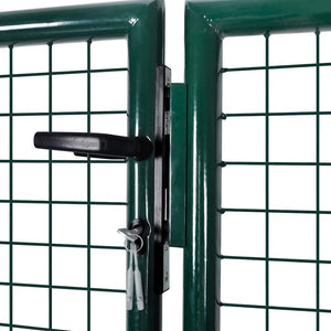 Stahl Zauntor 300x125 cm Grün