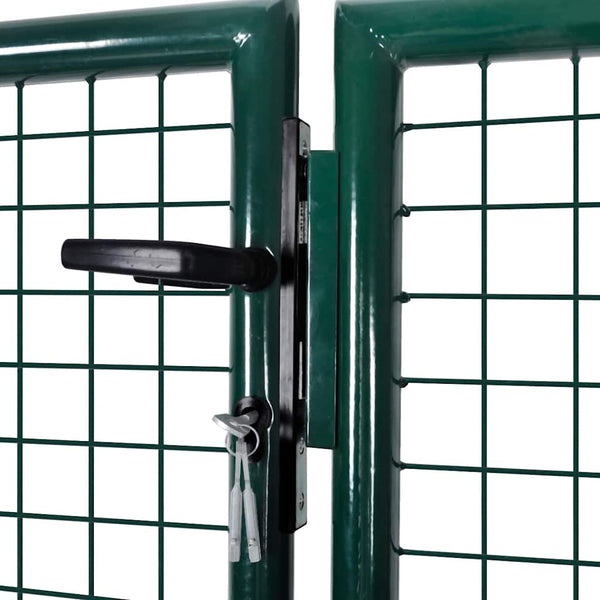 Stahl Zauntor 300x125 cm Grün