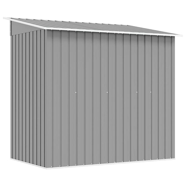 Gartenschuppen Metall Grau