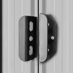 Gartenschuppen Metall Grau