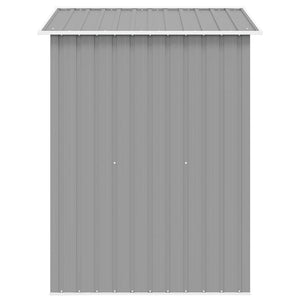 Gartenschuppen Metall Grau 204x132x186cm