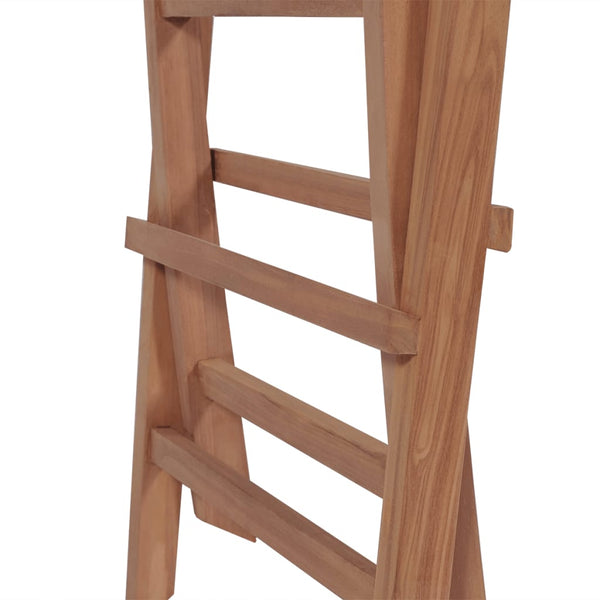 11-tlg. Teak Garten Essgruppe mit Klappstühlen