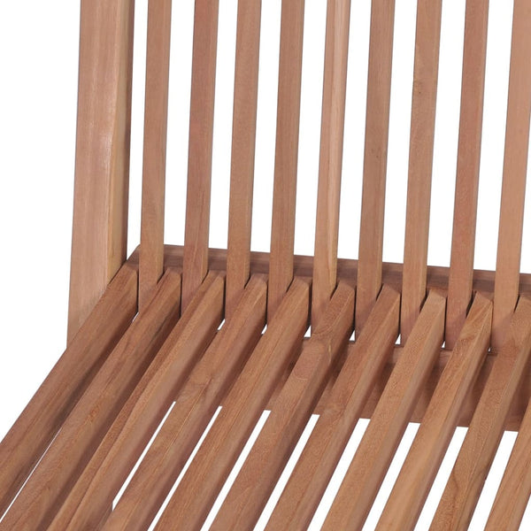 11-tlg. Teak Garten Essgruppe mit Klappstühlen