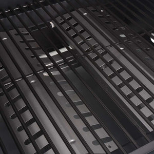 Gasgrill mit 2+1 Brennern, Schwarz/Silber