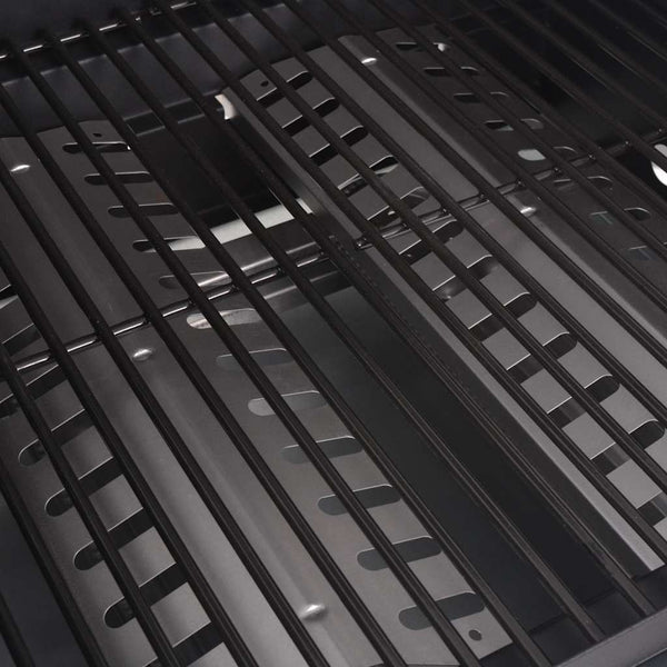 Gasgrill mit 2+1 Brennern, Schwarz/Silber