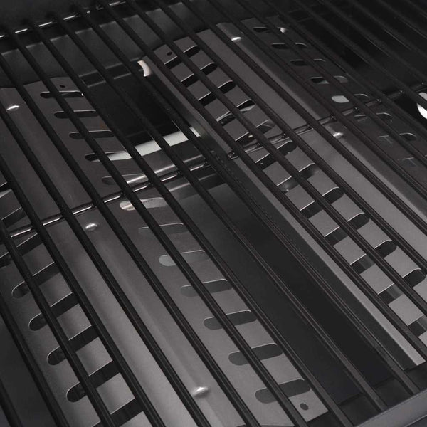 Gasgrill mit Brenner und Rädern