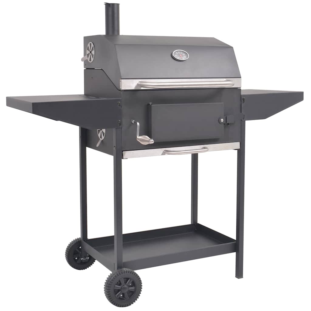 Holzkohlegrill Smoker mit Ablage