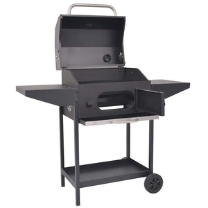Holzkohlegrill Smoker mit Ablage