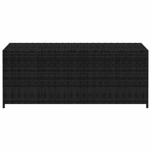 Garten Auflagenbox Schwarz Poly Rattan 150cm