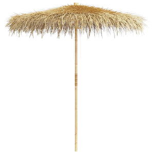 Bambus Sonnenschirm Bananenblatt 210cm
