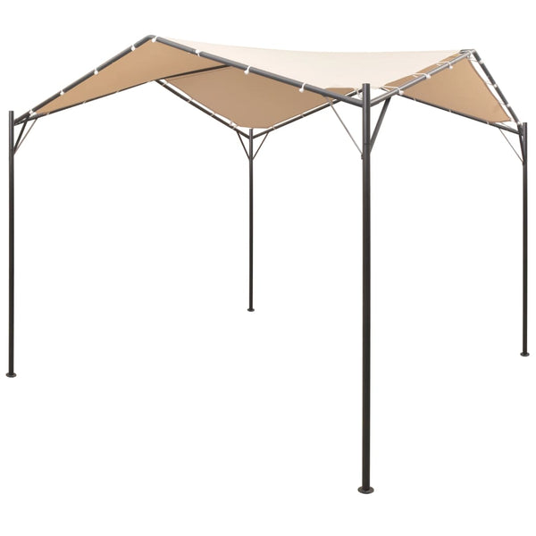 4x4 m Partyzelt Pavillon Beige