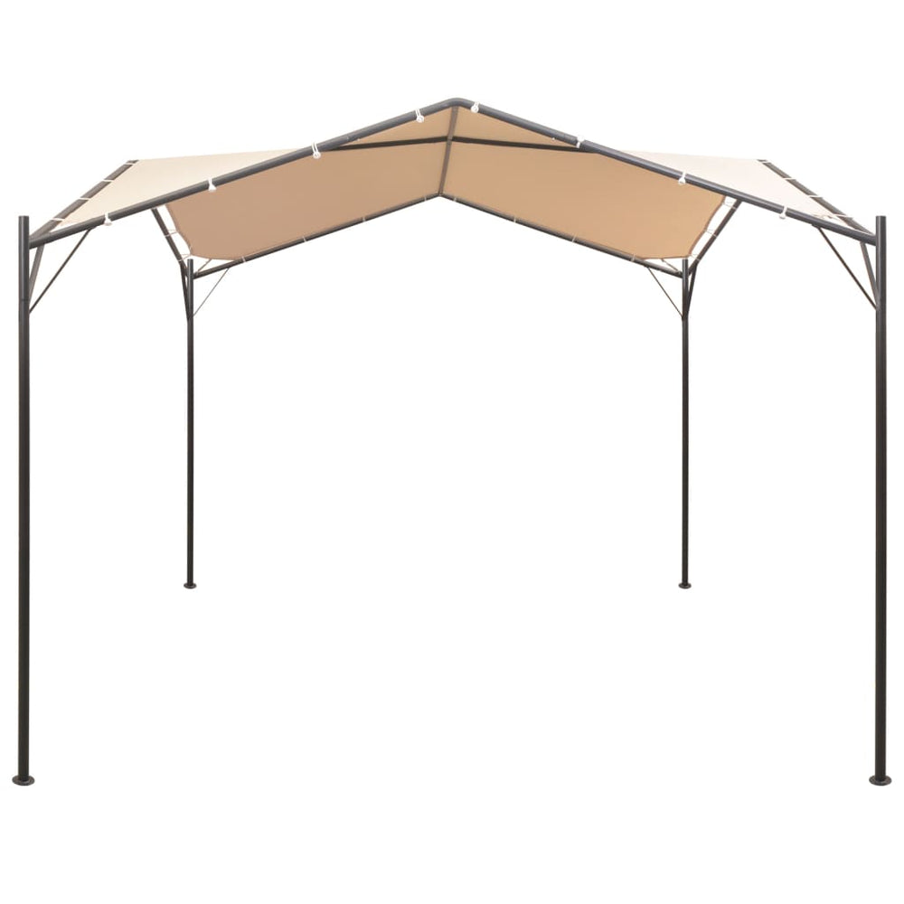 4x4 m Partyzelt Pavillon Beige