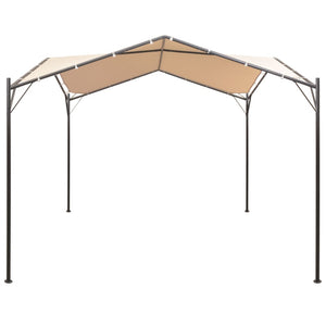 4x4 m Partyzelt Pavillon Beige